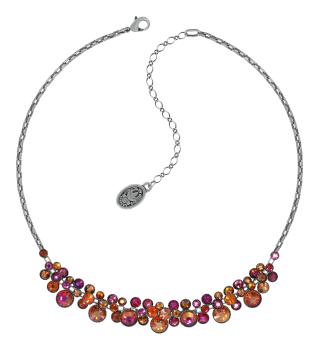 Coralline/Orange - Water Cascade necklace - Konplott